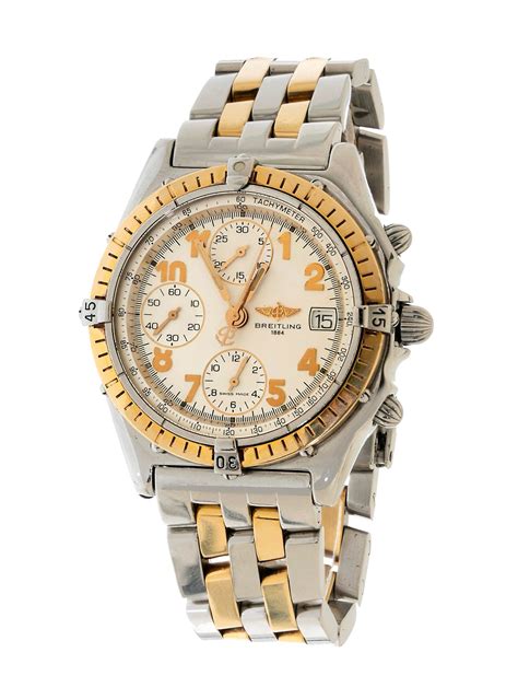 breitling chronomat or et acier prix